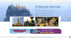 Desktop Screenshot of burma-reisen.com