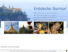 Tablet Screenshot of burma-reisen.com